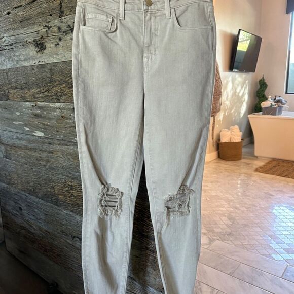 L’Agence High Line High Rise Skinny Jean in Biscuit - Picture 2 of 8